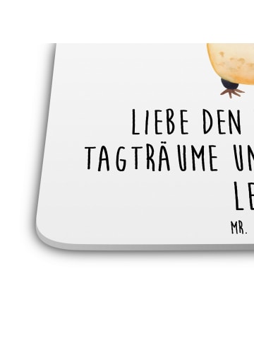 Mr. & Mrs. Panda Glasuntersetzer Pinguin Luftballon mit Spruch in Weiß