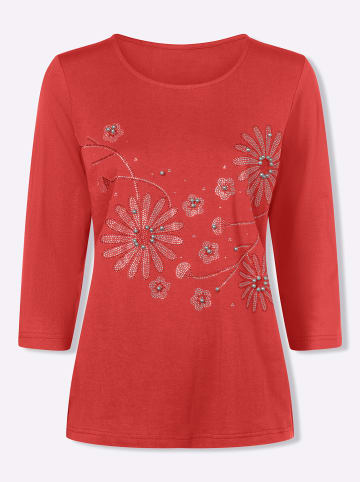 WITT WEIDEN Rundhals-Shirt in erdbeere