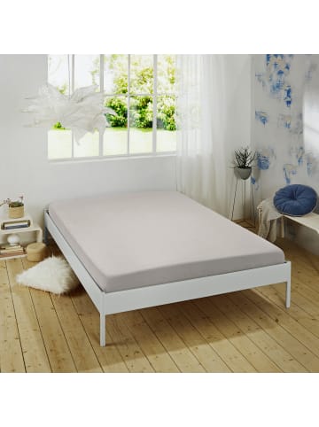 Erwin Müller Single-Jersey Bio Spannbettlaken Bayreuth in silber