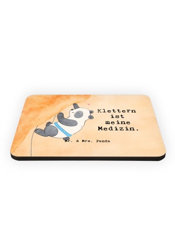 Mr. & Mrs. Panda Magnet Panda Klettern Design mit Spruch in Weiß