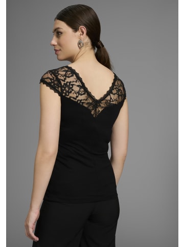 Melrose Spitzenshirt in schwarz