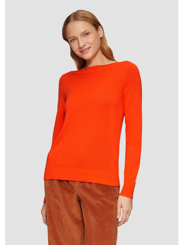 s.Oliver Strickpullover langarm in Orange