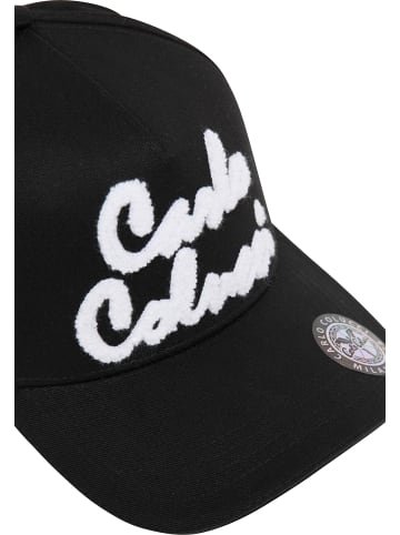 Carlo Colucci Baseball Cap Coltri in Schwarz