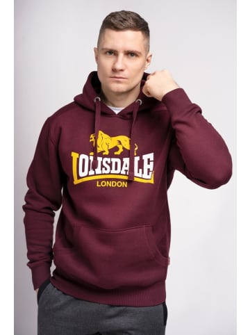 Lonsdale Hoodie "Thurning" in Rot