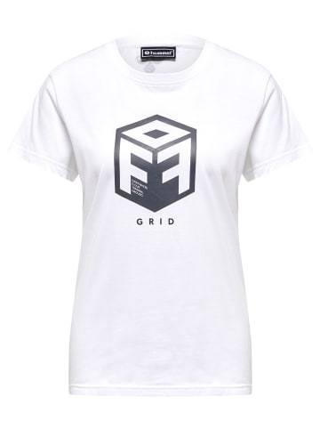Hummel Hummel T-Shirt Hmloffgrid Multisport Damen in WHITE/FORGED IRON