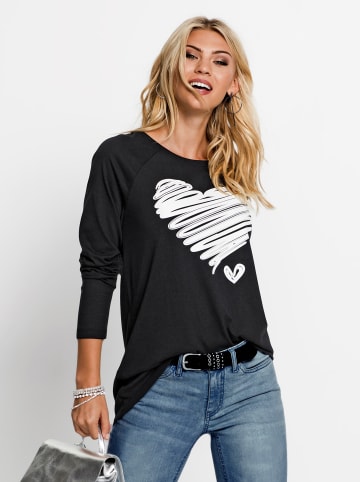 WITT WEIDEN Shirt in schwarz