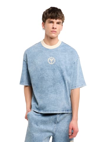 Carlo Colucci T-Shirt Felis in Blue