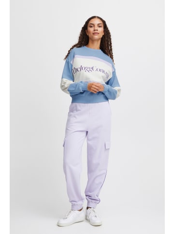 TheJoggConcept. Rundhalspullover JCSAKI BLOCK SWEATSHIRT- 22800442 cooler Sweatpullover mit Colorblock in Blau