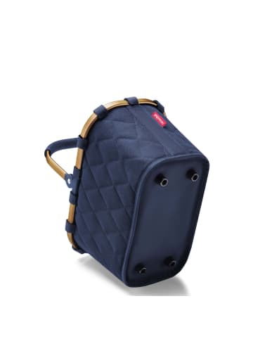 Reisenthel carrybag xs - Einkaufskorb 21 cm (twist navy) in frame rhombus midnight gold