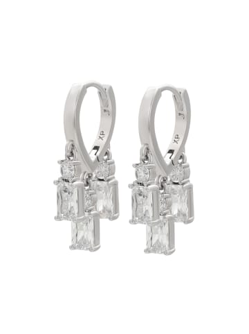 faina Women Earrings in Silver White
