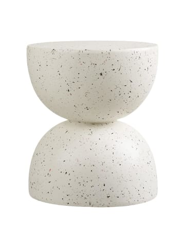 ebuy24 Garten Sofatisch Nika Offwhite 40 x 40 cm