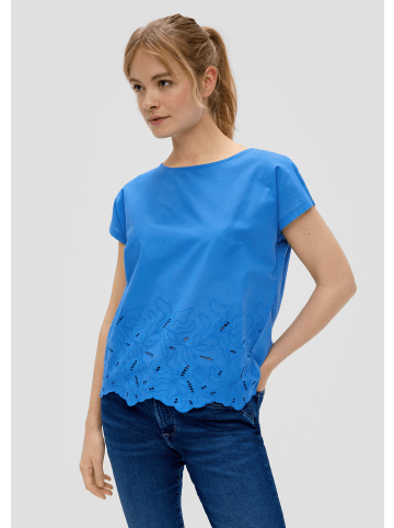 s.Oliver T-Shirt ärmellos in Blau