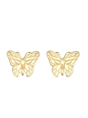 Elli Ohrringe 925 Sterling Silber Schmetterling in Gold