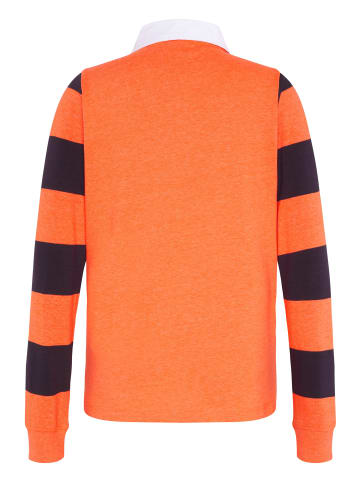 Polo Sylt Longsleeve in Orange