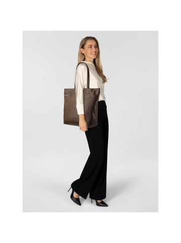 Liebeskind Berlin Hera II Shopper Tasche L Leder 38 cm safari