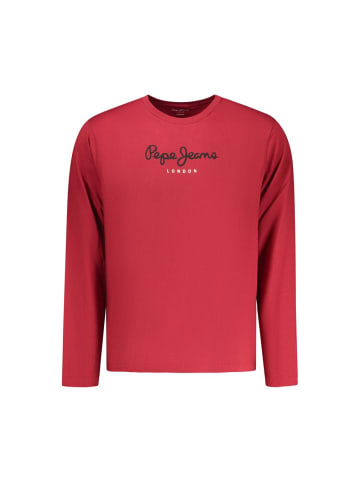 Pepe Jeans Rotes Baumwoll-T-Shirt