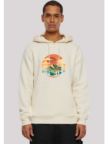 F4NT4STIC Hoodie Sonnenuntergang Berglandschaft in Whitesand
