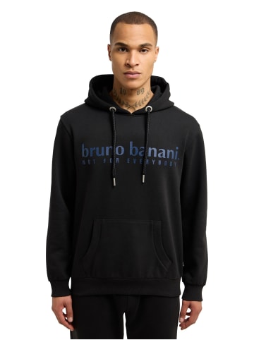 Bruno Banani Hoodie ohne Reißverschluss CARVER in Schwarz