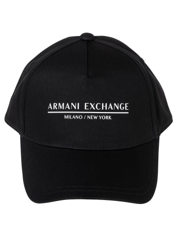 Armani Exchange Cap in Schwarz