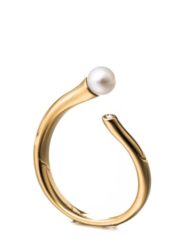Steel_Art Fingerring Ring 421 Gold in Weiß