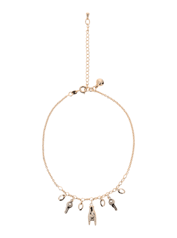 IZIA Women Chain Anklet in Rose Gold