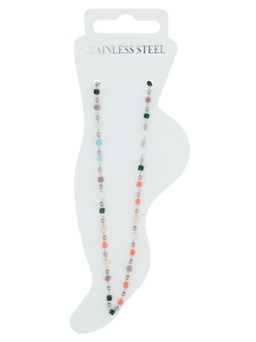 Adeliás Damen Anhänger aus Edelstahl mit Perle in silber