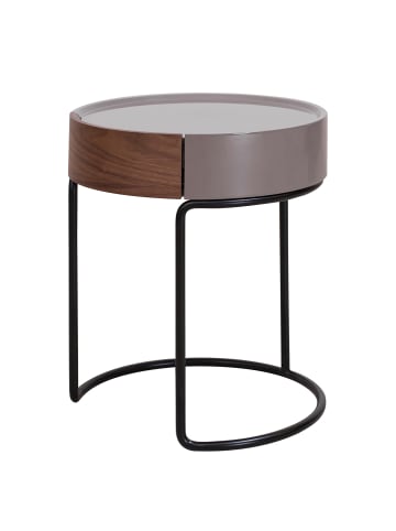 home24 Beistelltisch Don in Braun