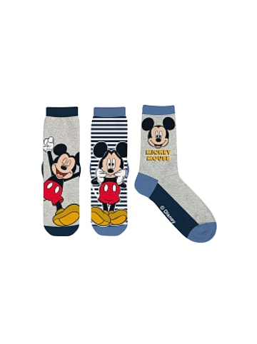 Disney Mickey Mouse 6er-Set: Socken Mickey Mouse in Blau