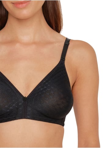 SUSA 2er Pack BH ohne Bügel Topsy in Schwarz Schwarz