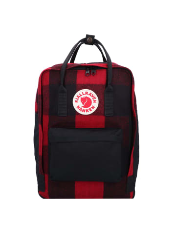 FJÄLLRÄVEN Kanken Re-Wool Rucksack 40 cm Laptopfach in red-black