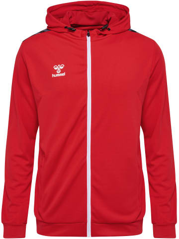 Hummel Hoodie Mit Reißverschluss Hmlauthentic Pl Zip Hoodie in TRUE RED