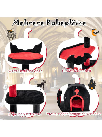 COSTWAY Kratzbaum in Schwarz