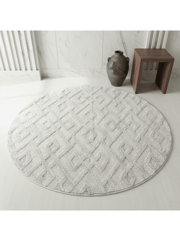 KADIMA DESIGN Teppich 3D Waschbar Geometrisch EISACK Strapazierfähig OEKO-TEX