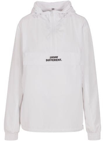 Mister Tee Mister Tee Think Different Basic Pull Over Jacket in white