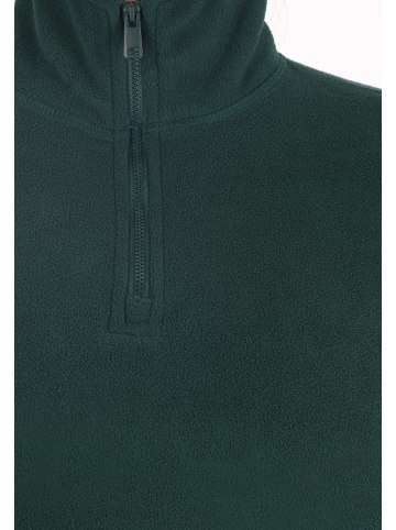 cailyn Fleecepullover in Dunkelgrün