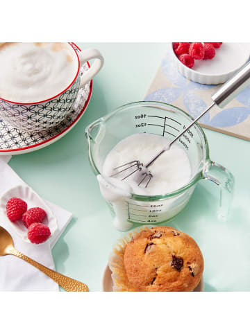 Butlers Milchaufschäumer MILK MAID in Silber