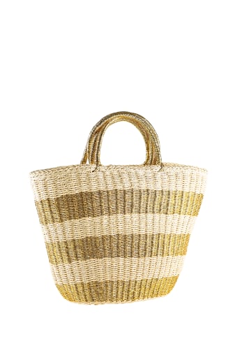 collezione alessandro Strohtasche " Aurel " in gold