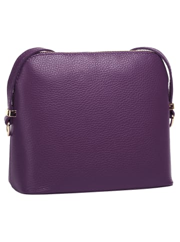 Cluty Umhängetasche echt Leder in violett