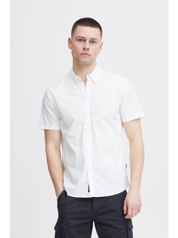 BLEND Kurzarmhemd BHShirt - Seasonal NOOS 20716365 lässiges Kurzarmhemd mit Button-Down-Kragen in weiß