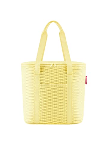 Reisenthel thermo shopper - Kühltasche 38 cm (twist powder blue) in mesh lemon