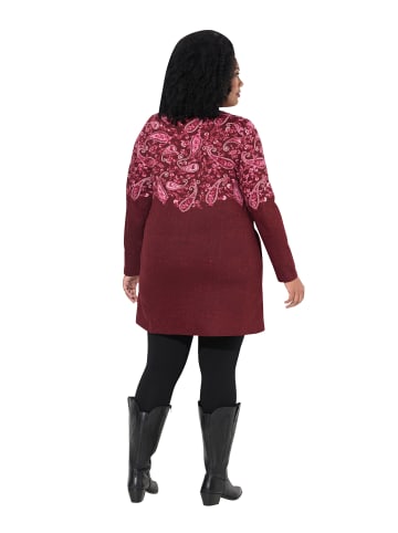 Ulla Popken Longshirt in dunkle beere