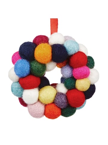 Butlers Anhänger HANG ON Mini-Kugelkranz in Multicolor