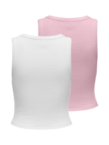 ONLY 2er-Pack Top in Bleached Mauve