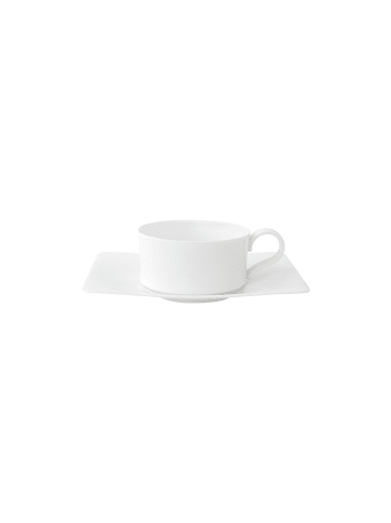Villeroy & Boch Teetasse mit Untertasse Modern Grace in Weiß 150 ml in weiß
