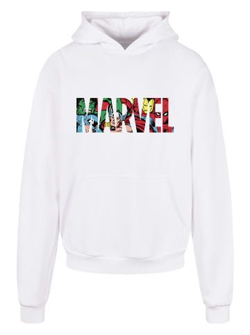 F4NT4STIC Ultra Heavy Hoodie Marvel Avengers Hulk SpiderMan IronMan in weiß