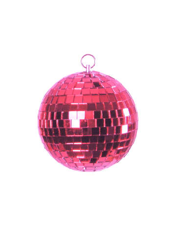 SATISFIRE Spiegelkugel Mirrorball Discokugel D: 20cm in pink