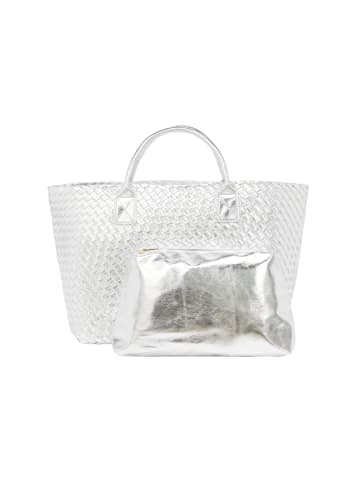 faina 2-In-1 Tote Bag Set 2-IN-1 Tote Bag Set in Silver