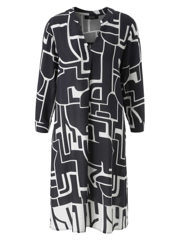 Aniston SELECTED Blusenkleid in marine-wollweiß