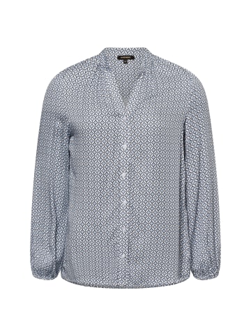 More & More Bluse in hellblau weiß