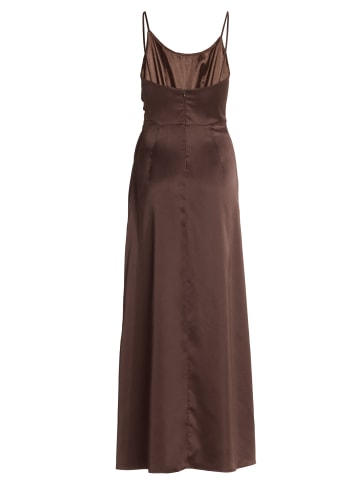 SWING Abendkleid in mocca - 0002